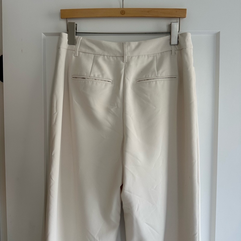 White House Black Market Wide Leg Trouser Pant 8R - Picture 9 of 14